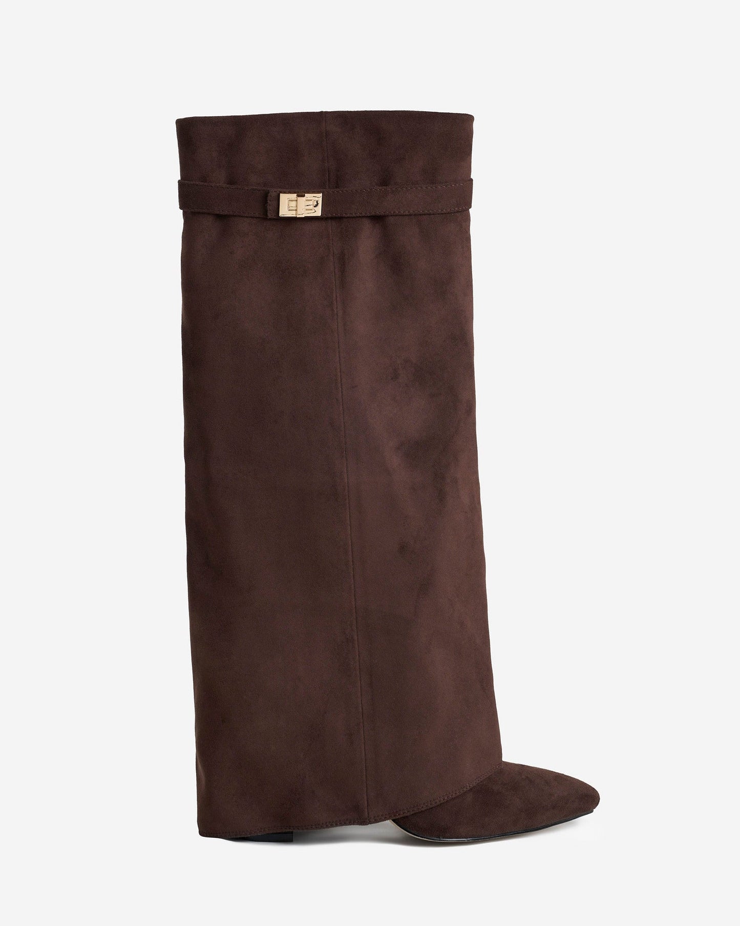 Lavista | Dark Brown Suede Knee-High Boots - Nora & Grace Boutique