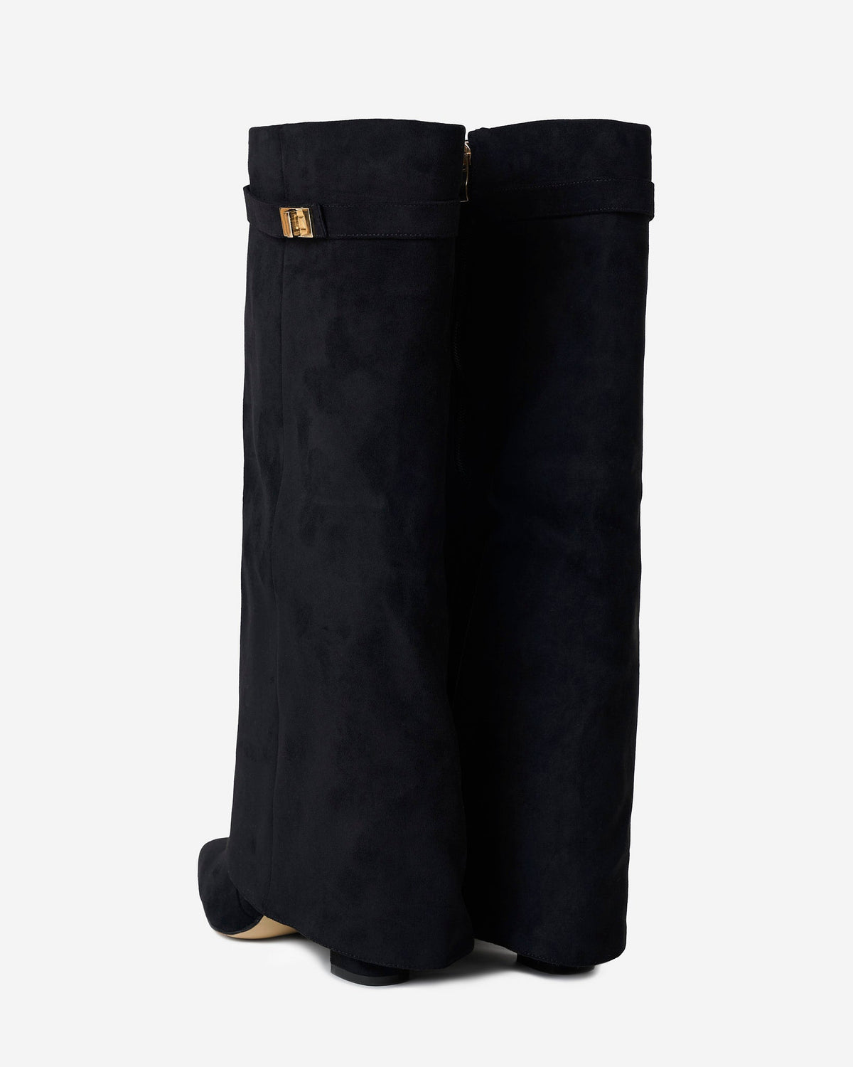 Lavista | Black Suede Knee-High Boots - Nora & Grace Boutique