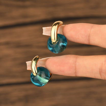 Prism Copper Earrings