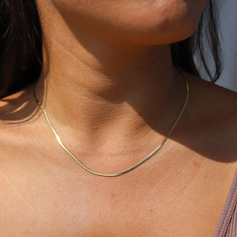 Flat Chain Necklace - Nora & Grace Boutique