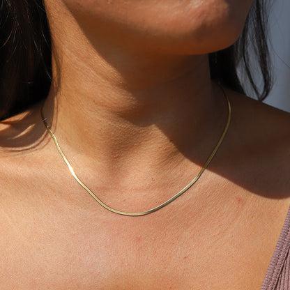 Flat Chain Necklace - Nora & Grace Boutique