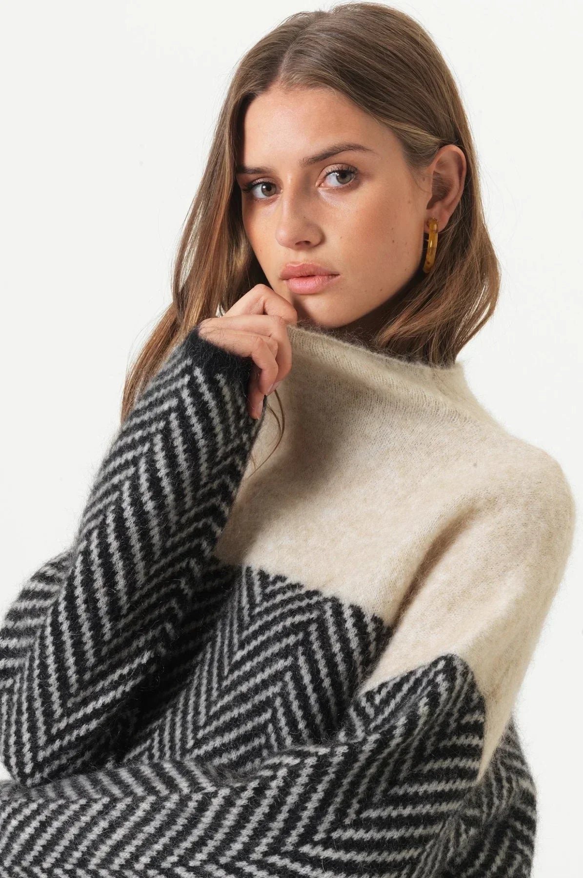 High Neck Sweater